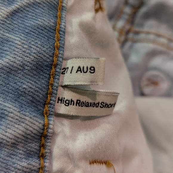 Abrand Jeans High Relaxed Short Size 27 - Picture 4 of 4